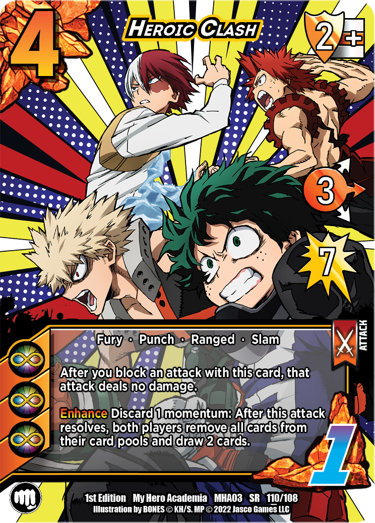 E-HEROカードセット Jasco My Hero Academia Sammelkartenspiel, Booster Wave 1 Display