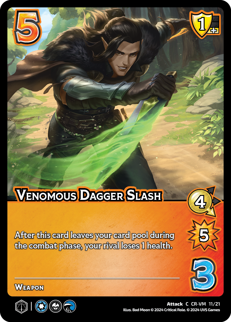 CR-VM | 011 Venomous Dagger Slash