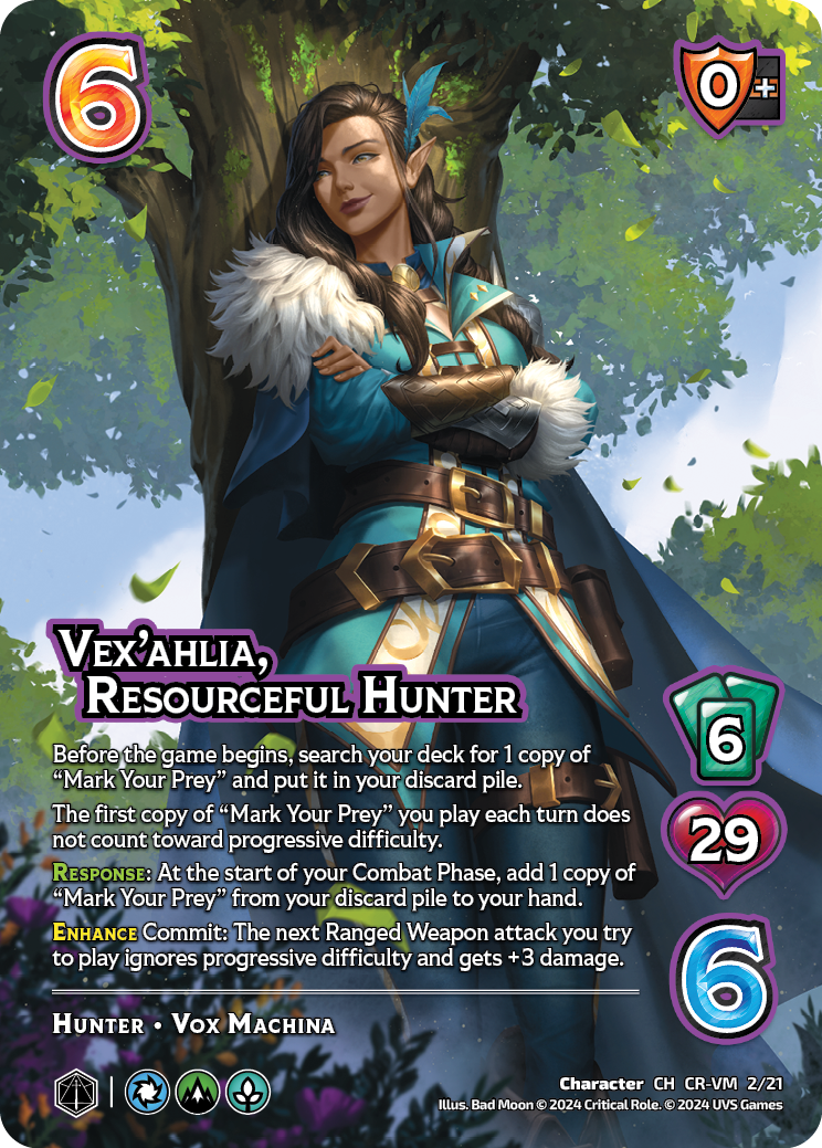 CR-VM | 002 Vexahlia Resourceful Hunter