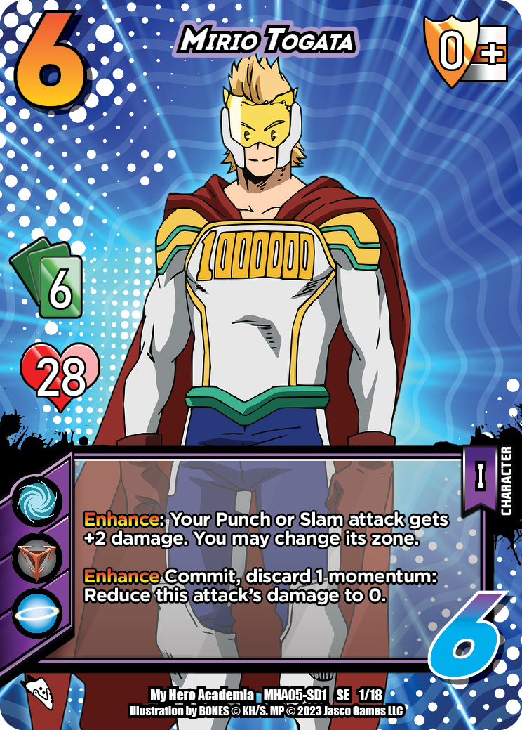 UVS05 Clash Decks | 001 Mirio Togata