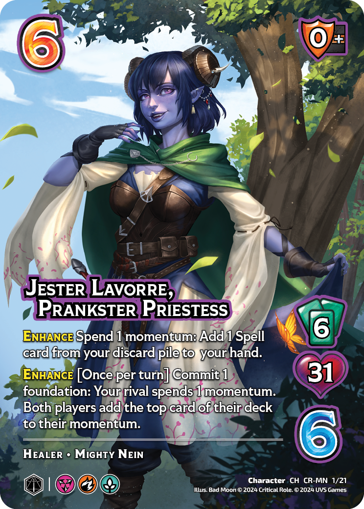 CR-MN | 001 Jester Lavorre Prankster Priestess