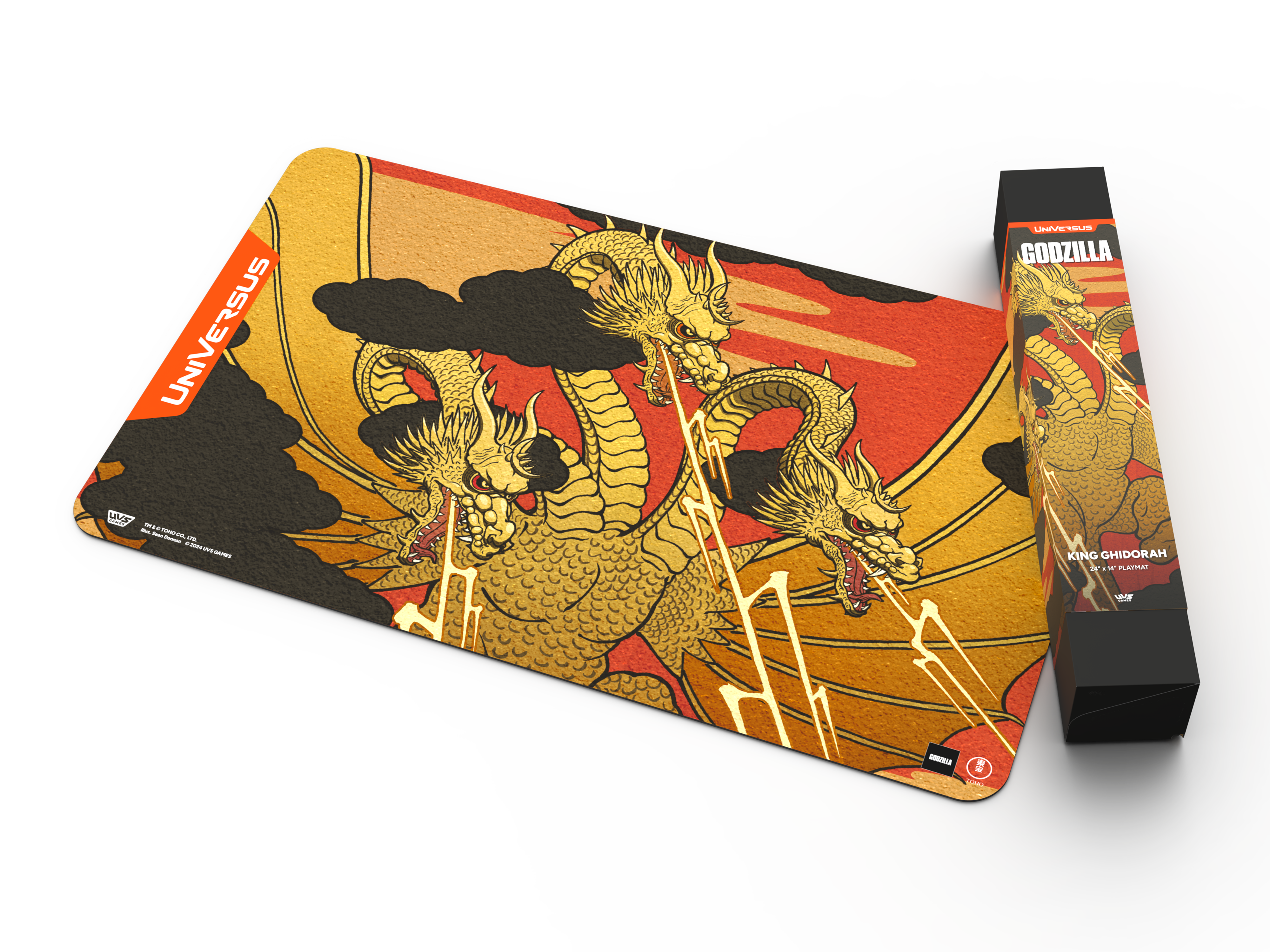 UniVersus キングギドラ プレイマット 未開封品 / 公式ライセンス品 UniVersus キングギドラ プレイマット 未開封品 / 公式