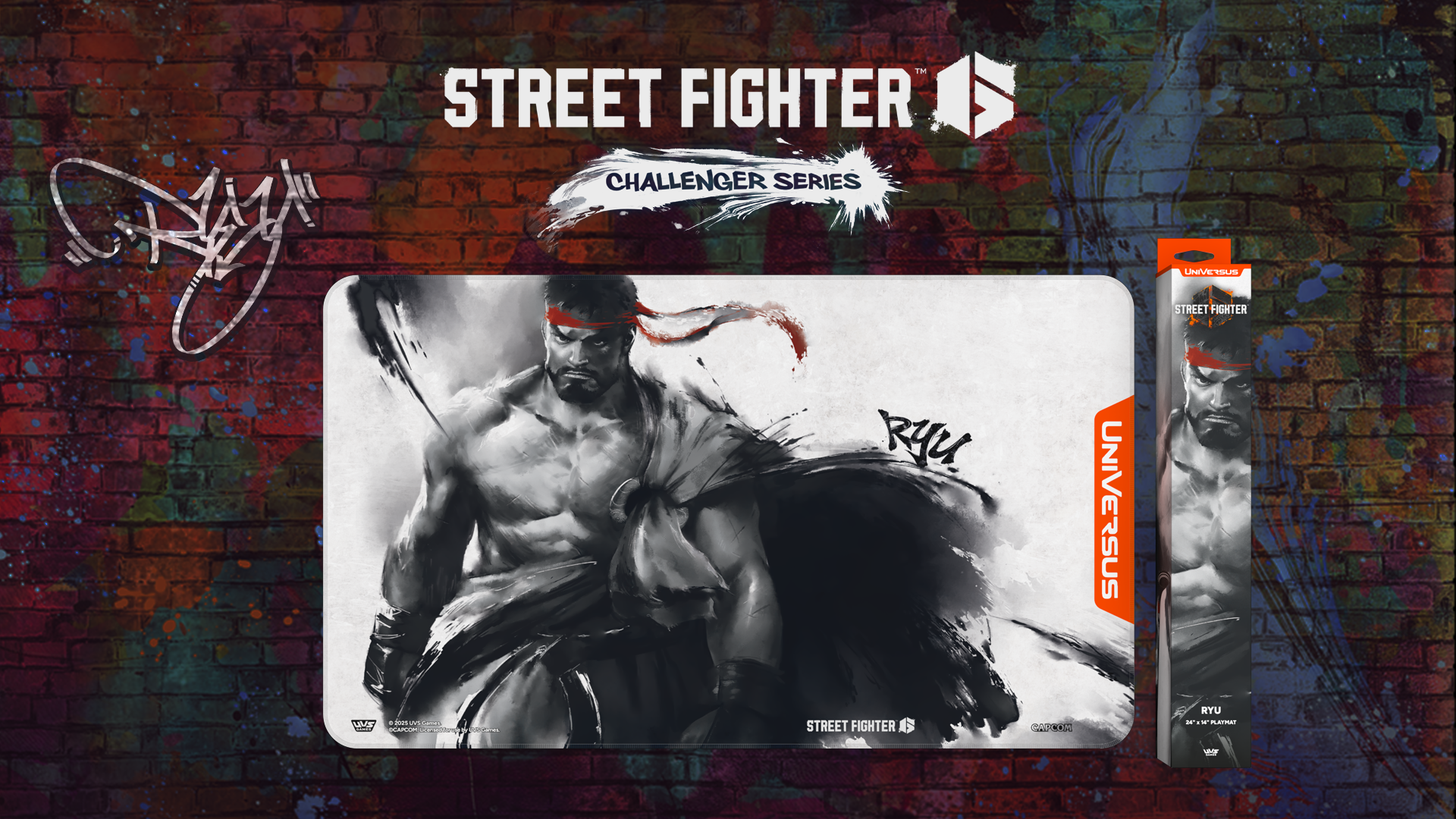 SF6 Playmat-Ryu-UVS Shop-1
