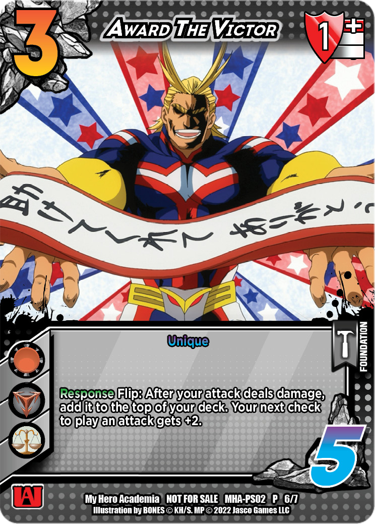 UVS02 Provisional | 006 Award the Victor