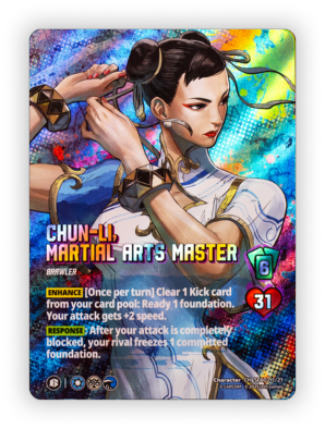 Chun-Li Card Shot