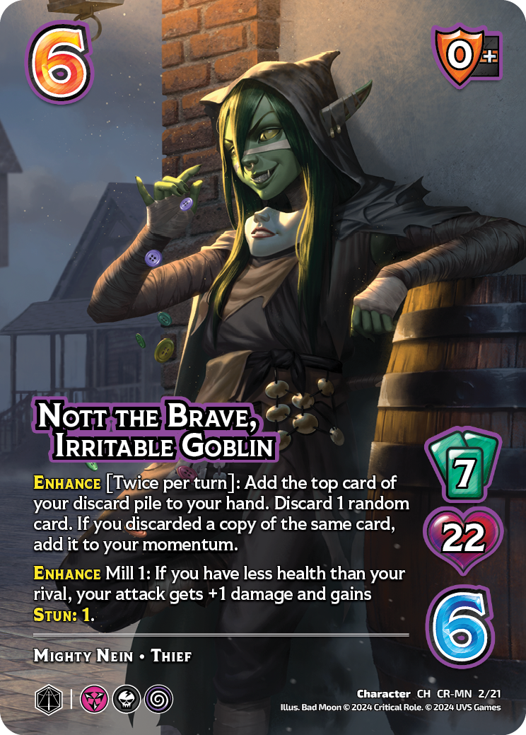 CR-MN | 002 Nott The Brave Irritable Goblin