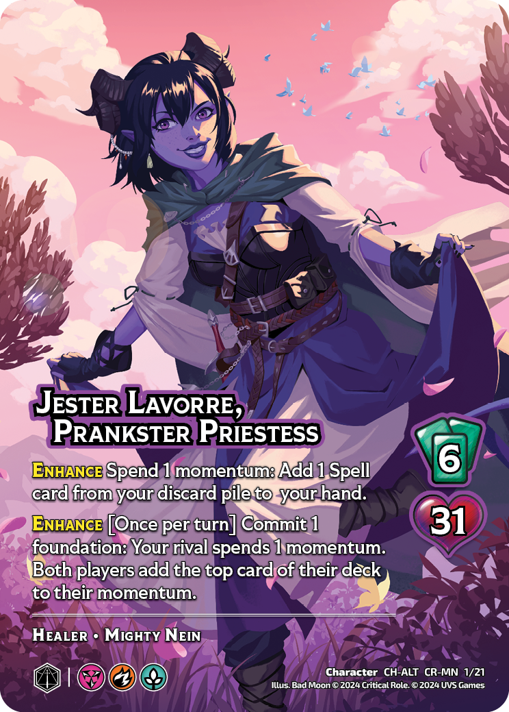 CR-MN | 001 Jester Lavorre Prankster Priestess ALT
