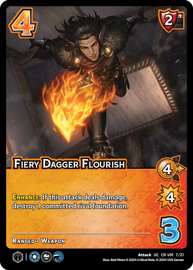 CR-VM | 007 Fiery Dagger Flourish