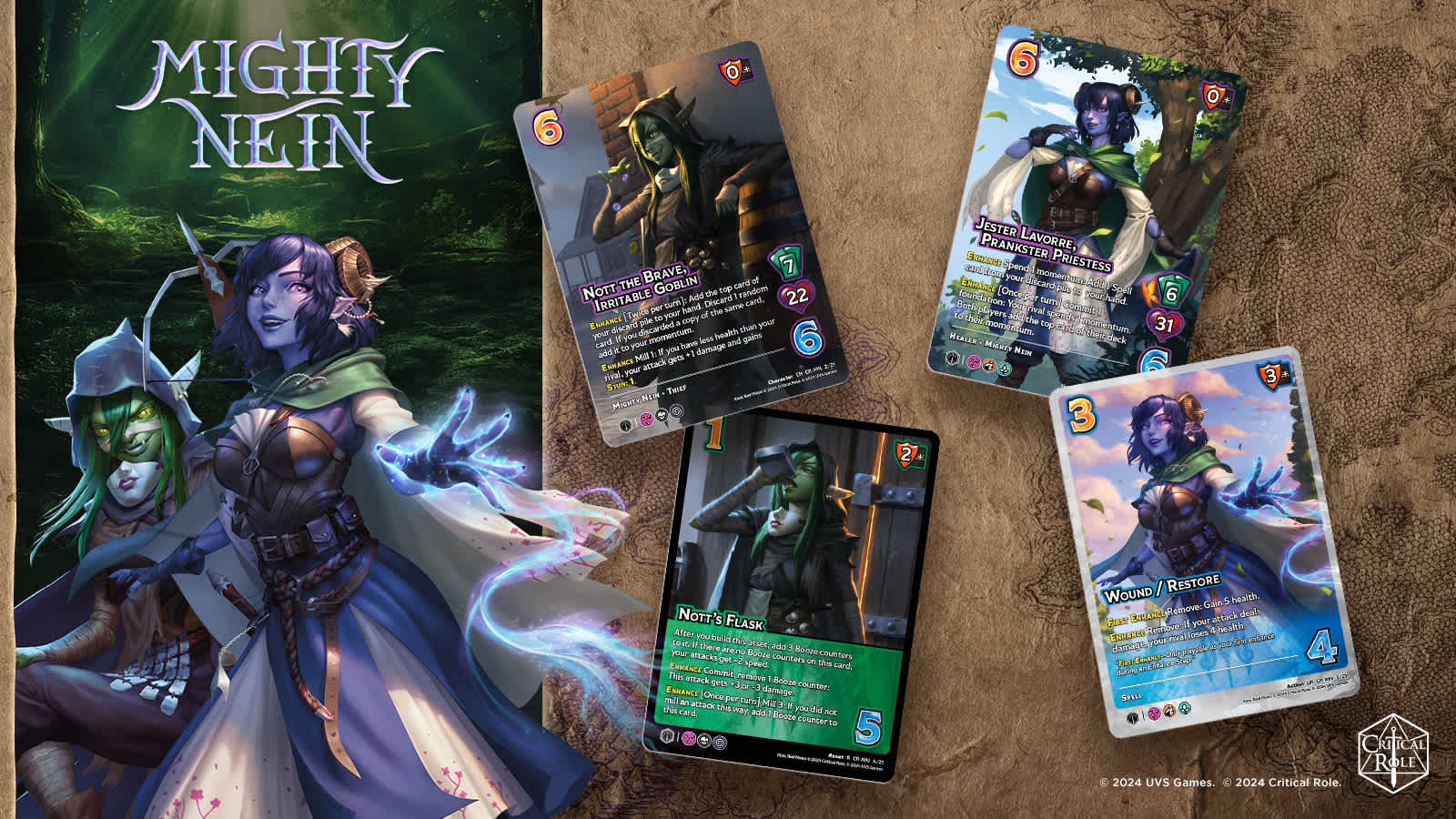 Critical Role Mighty Nein Key+Card Assets