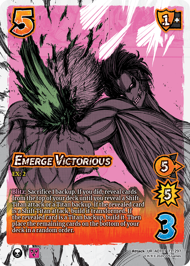 AOT01 | 0073 Emerge Victorious UR