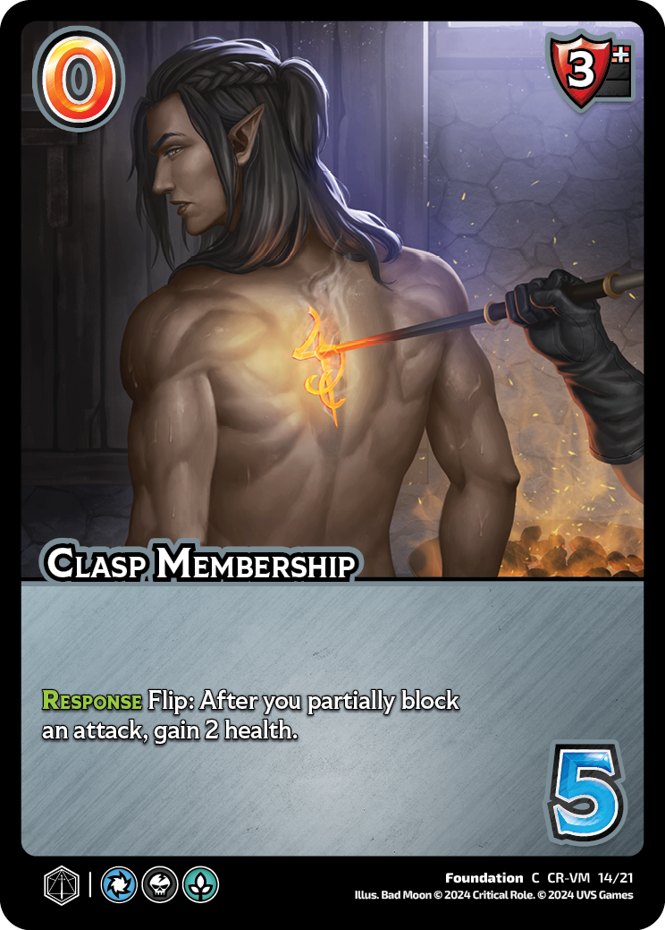 CR-VM | 014 Clasp Membership