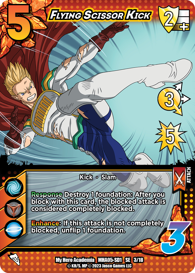 UVS05 Clash Decks | 003 Flying Scissor Kick
