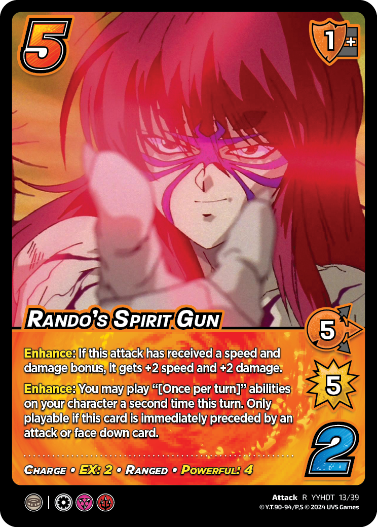 DT Yu Yu Hakusho | R013 Rando's Spirit Gun