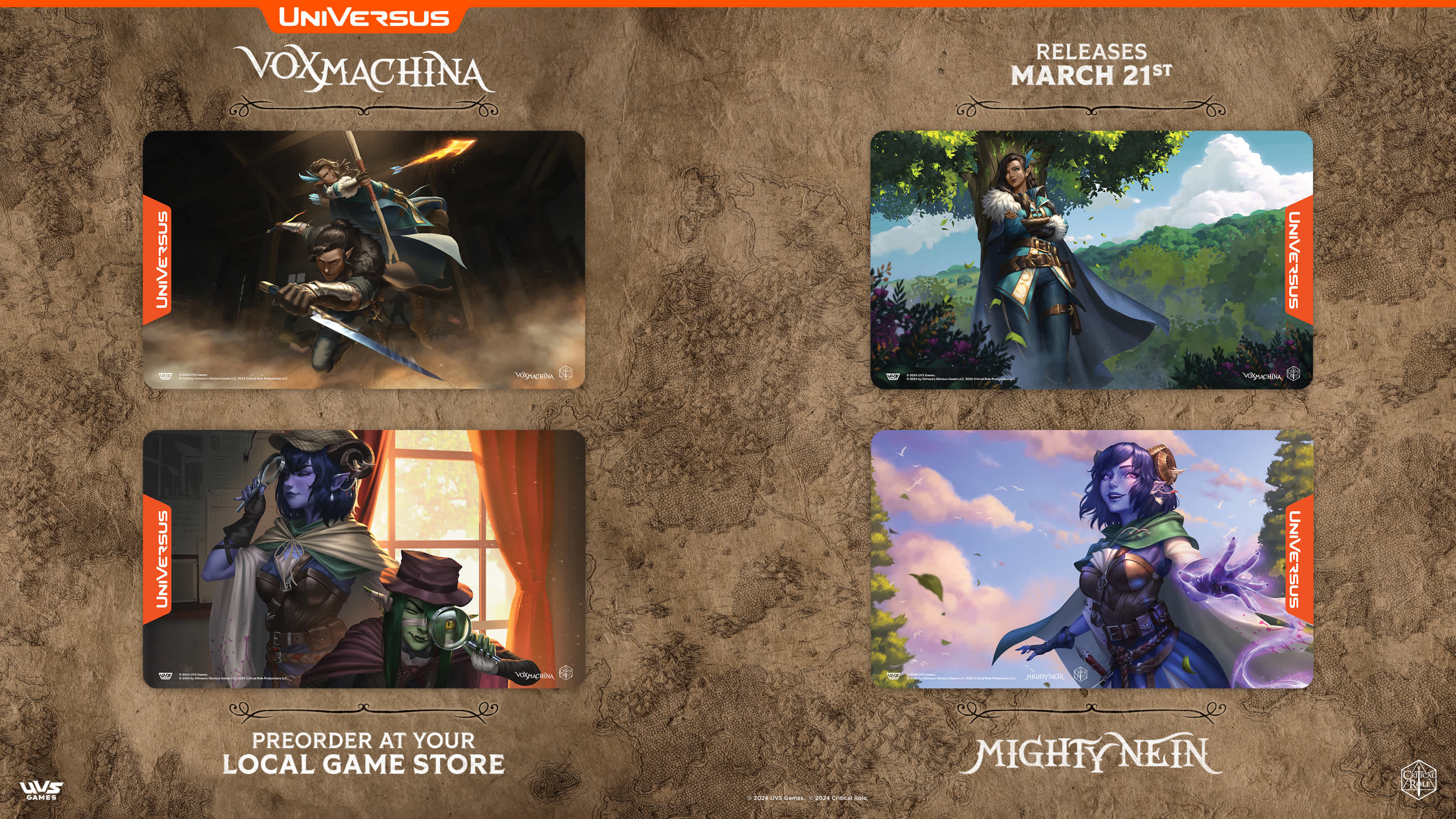 CriticalRole Social-Seamless Playmats X Preview