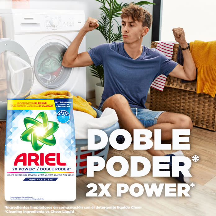 Ariel double power washing powder