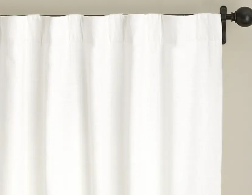 Pottery Barn Emery Linen Blackout Curtain: Premium Style & Darkness