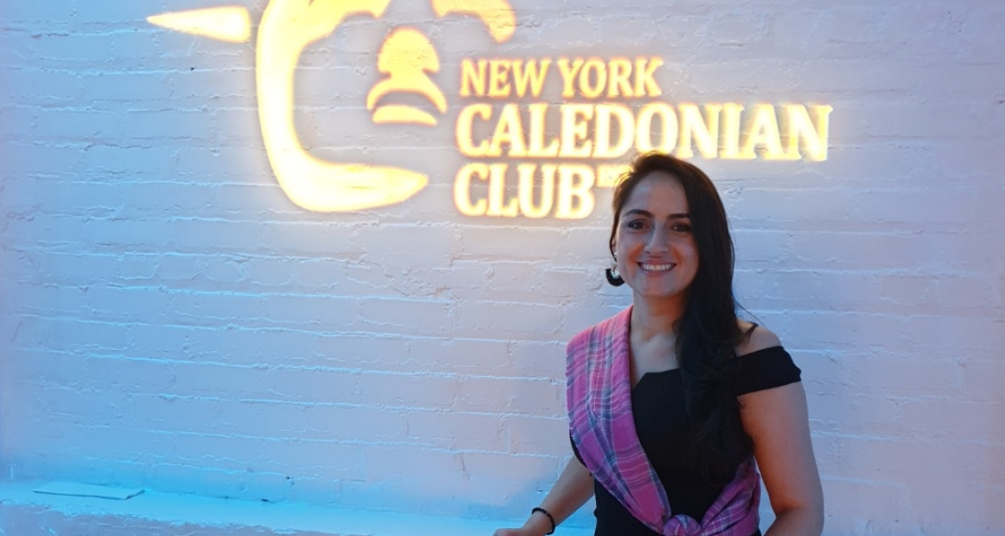 Diana Peralta at New York Caledonian Club