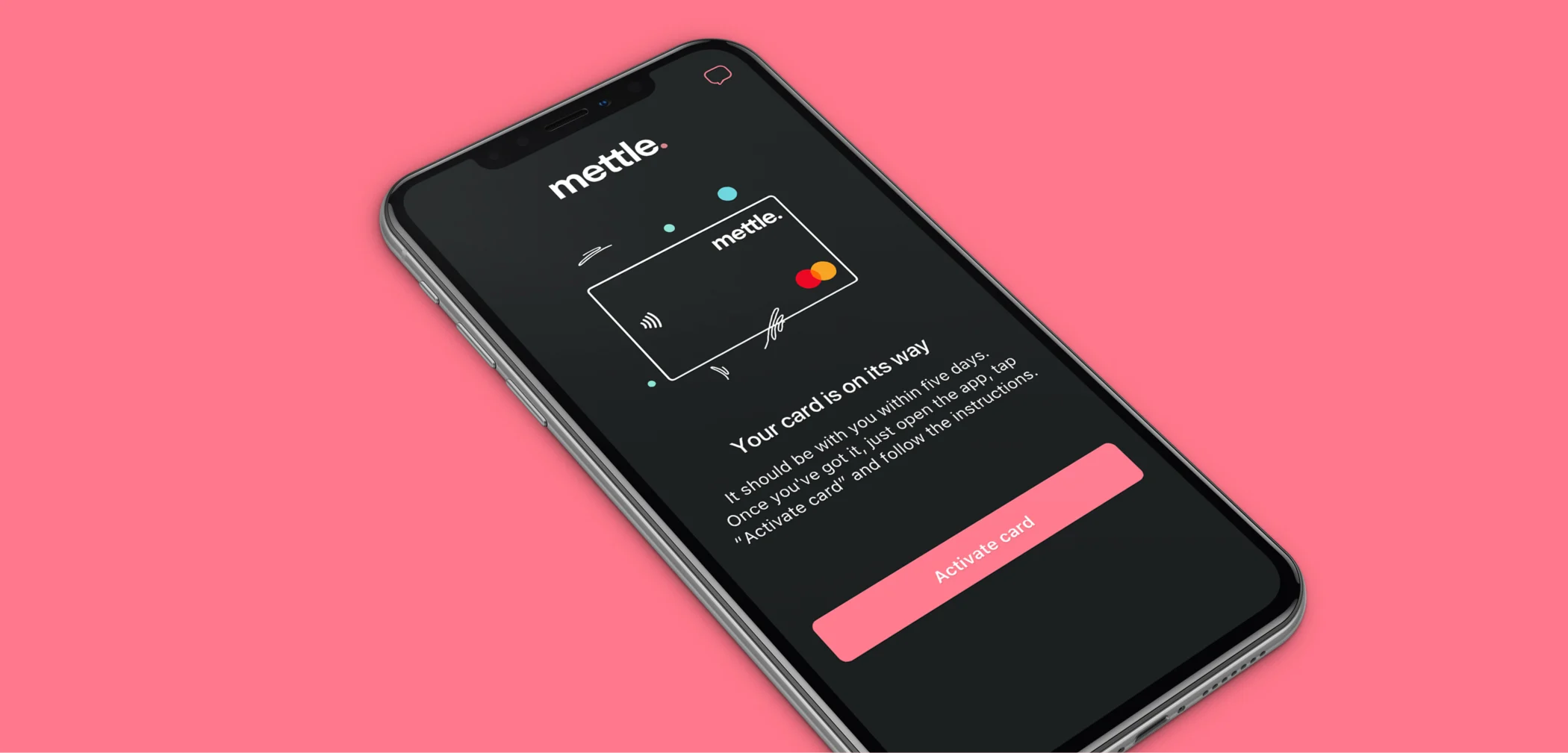 Mettle accounts have simple and quick onboarding