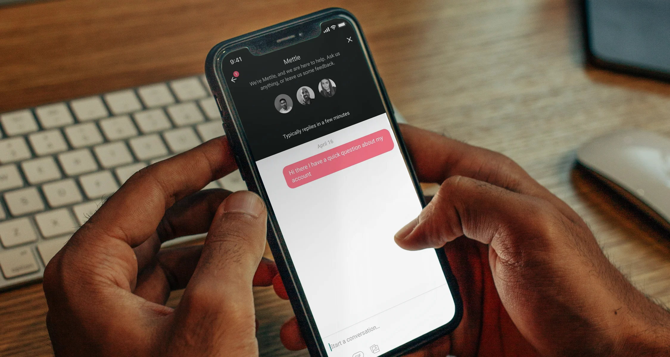 How to know if it's really us contacting you