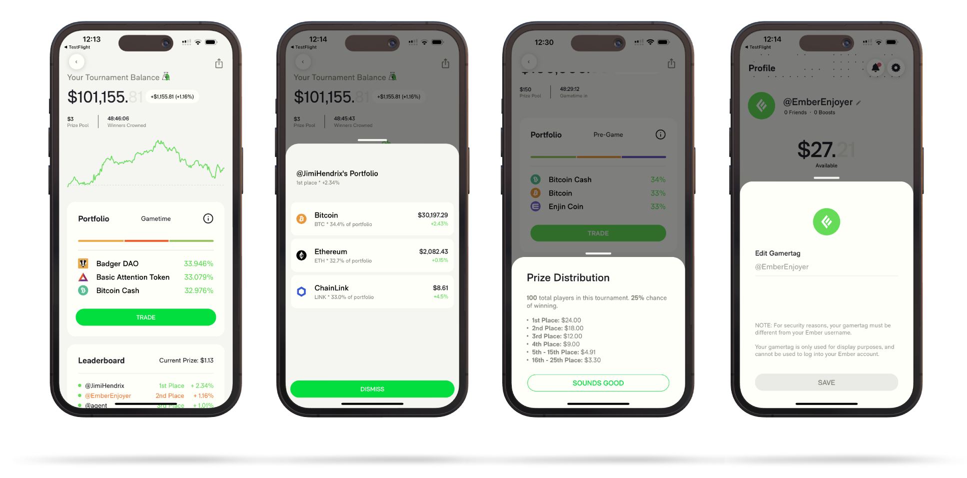 Screenshots of new features rolling out. 