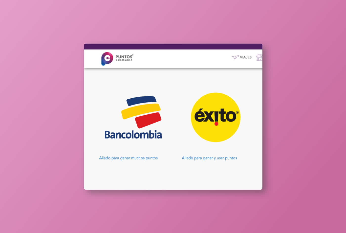 Bancolombia and Grupo Exito logos
