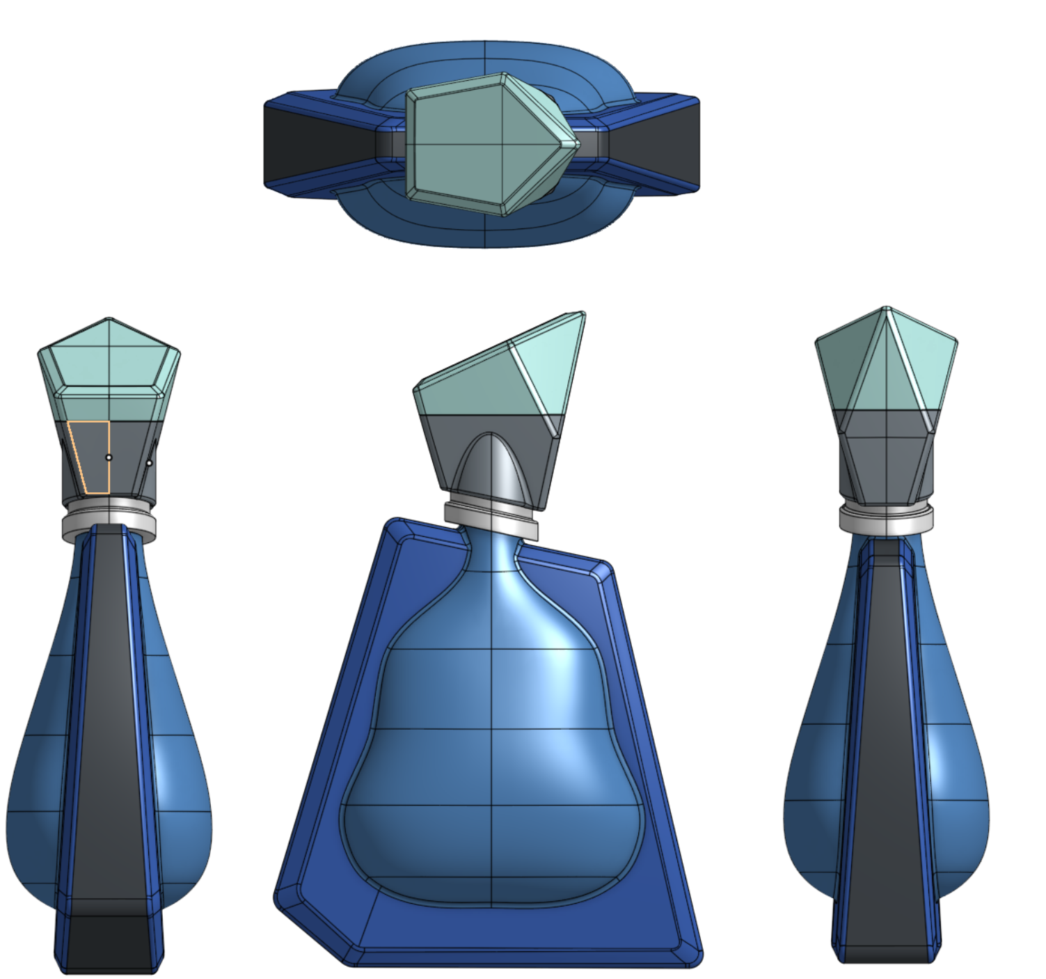 Hennessy Decanter-Onshape-grouping