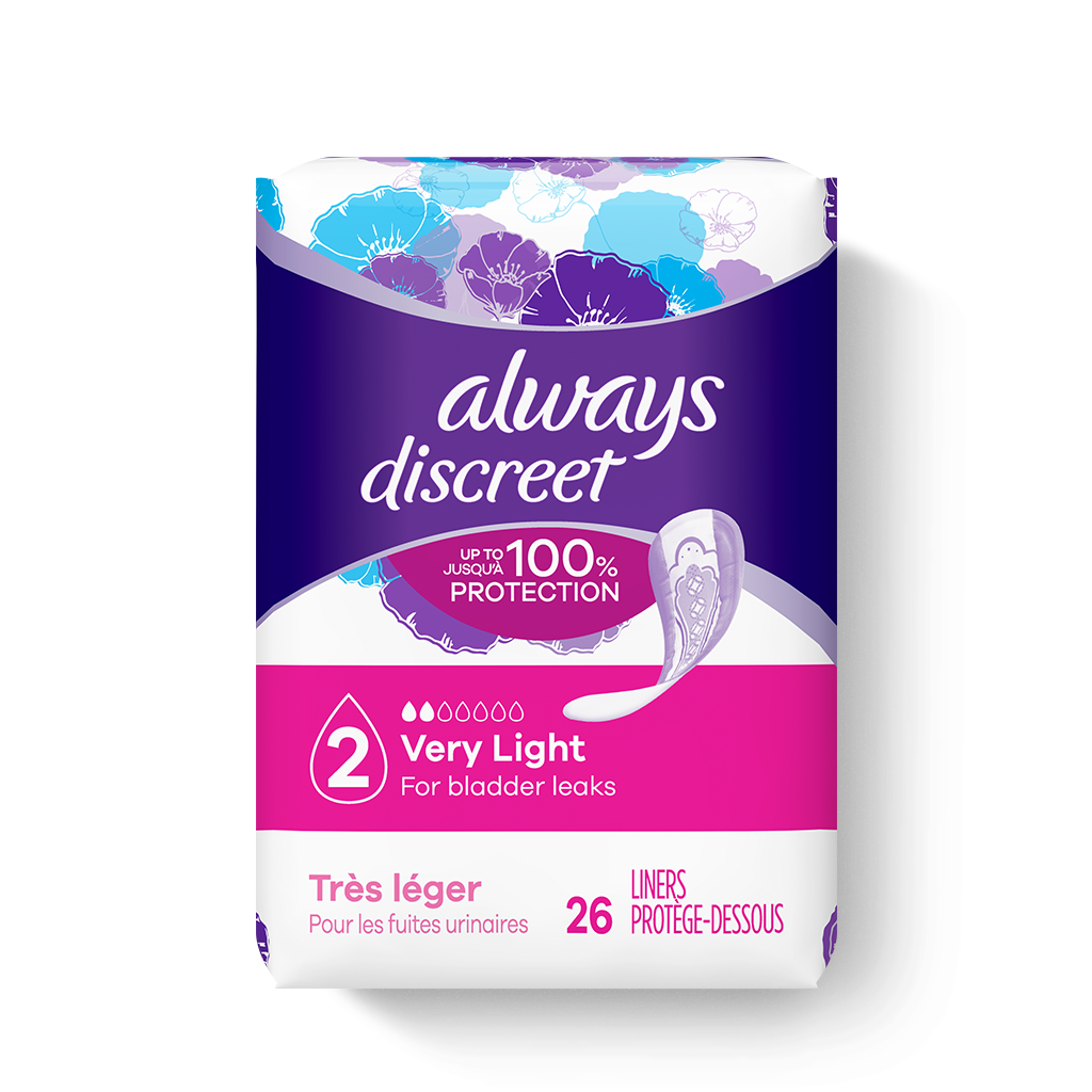 Always Discreet For Sensitive Bladder Liners Pads - Choose Yours