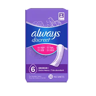 Always Discreet Heavy Long Pads - 5 Drops | Always Discreet