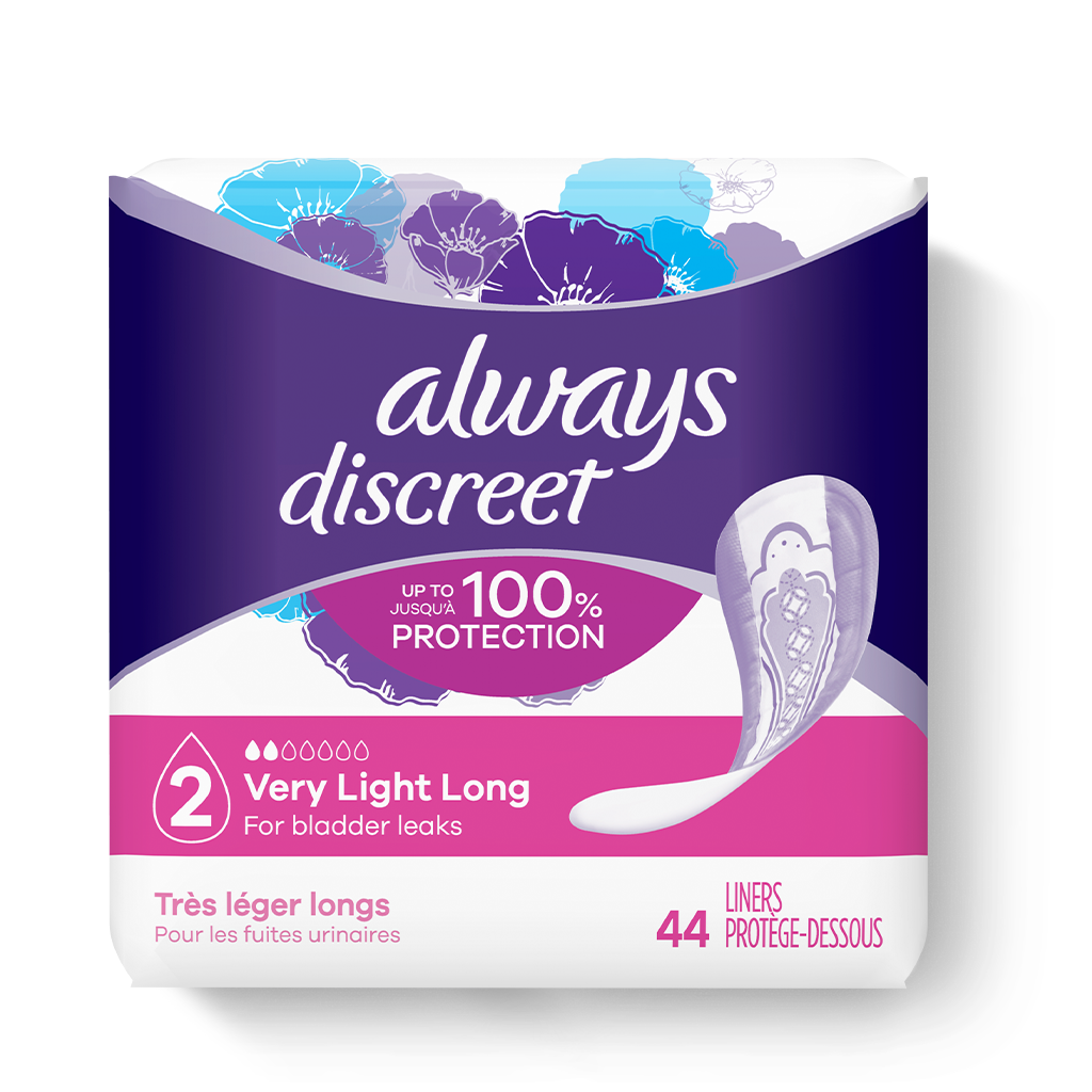 Always Discreet Very Light Long Liners - 2 Drops