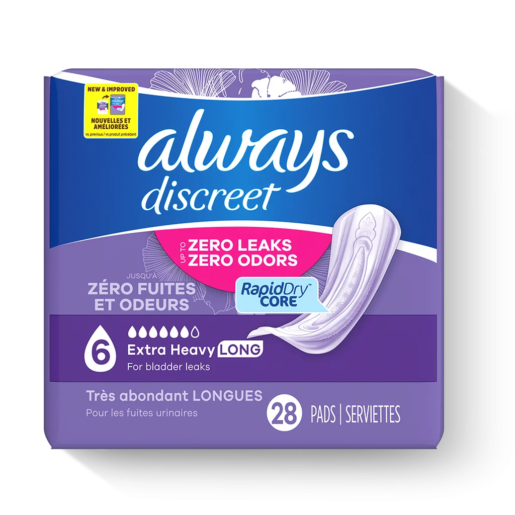 Always Discreet Extra Heavy Long Pads 28ct