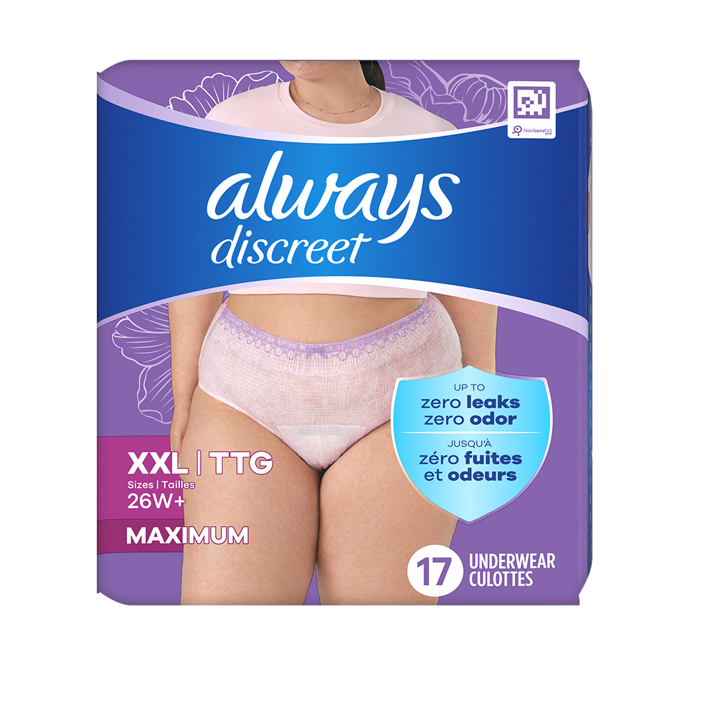 Always Discreet Maximum Protection Underwear - XXL | Always Always Discreet Maximum Protection Underwear - XXL | Always