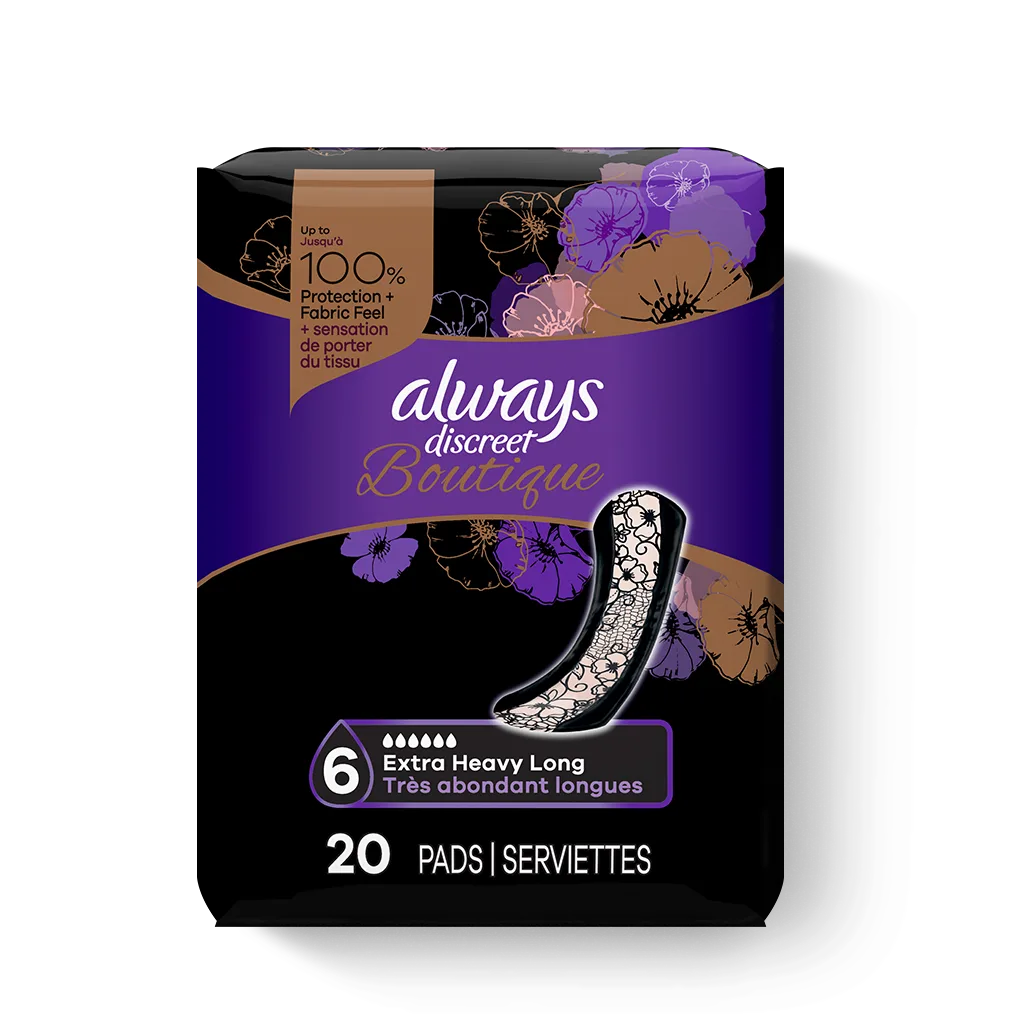 Always Discreet Incontinence Pad Long Plus 8 Pièces