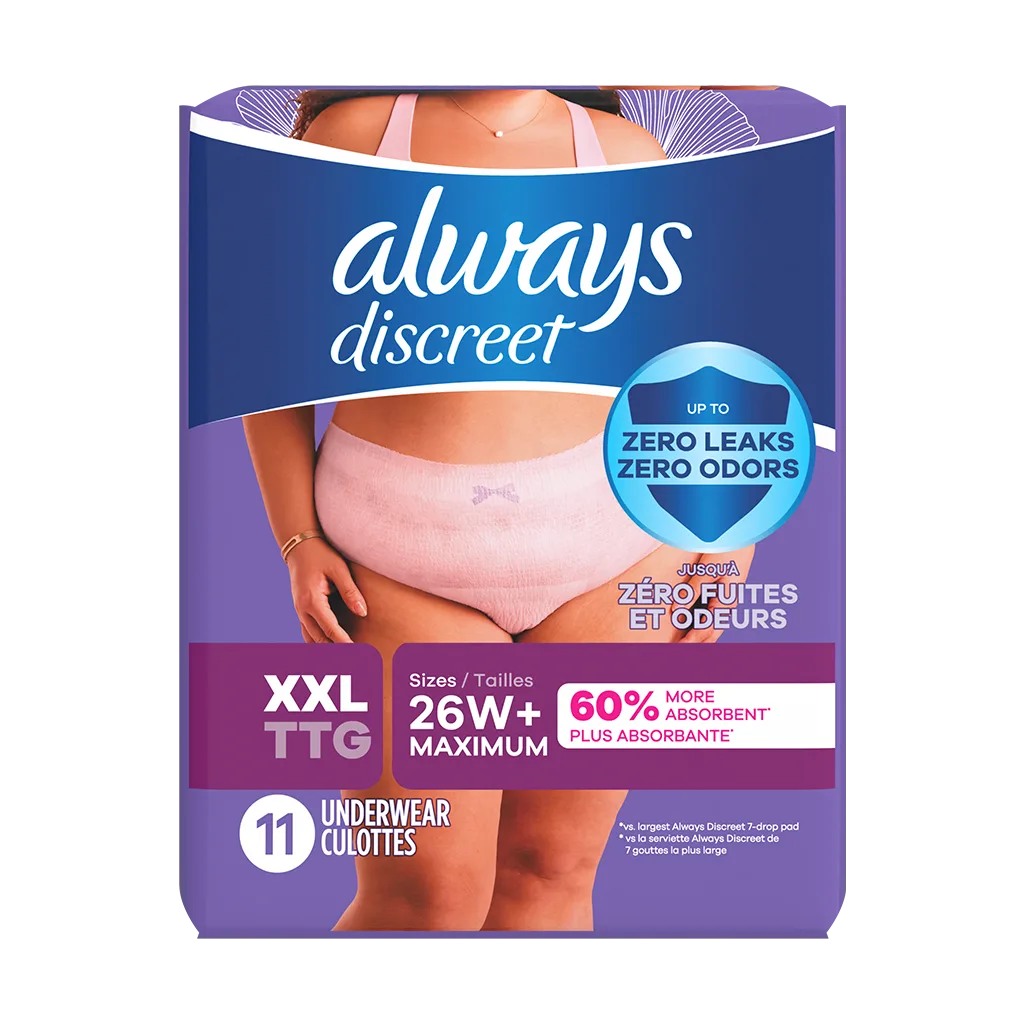 ALWAYS DISCREET Maximum Protection Underwear - XXL 11 ct