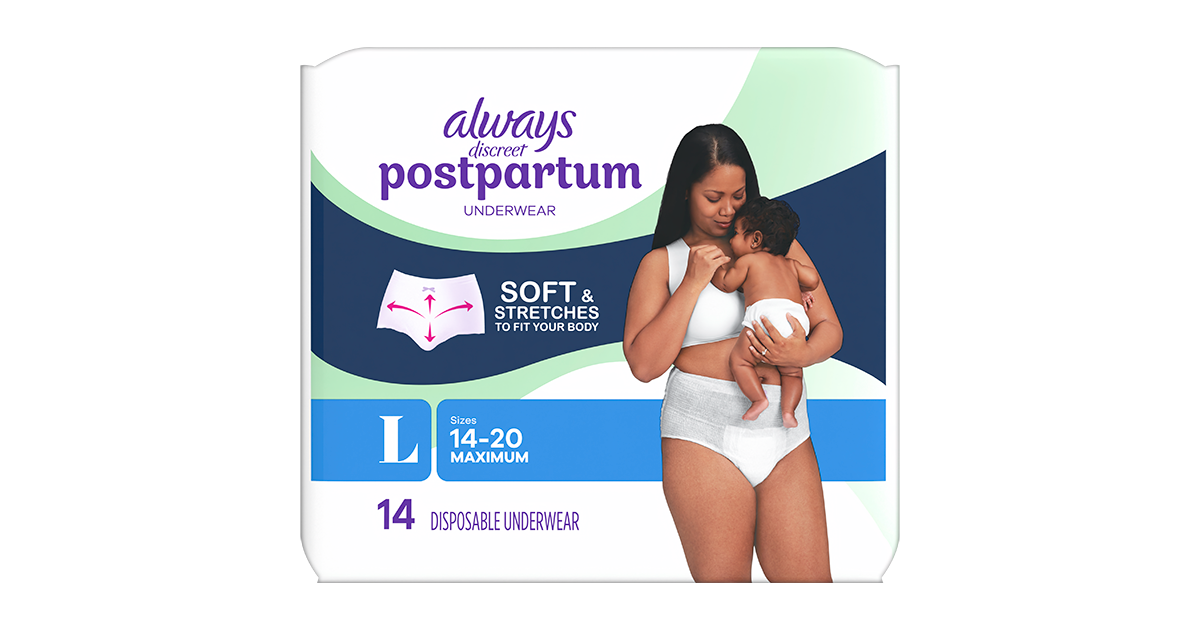 Postpartum Underwear XL/XXL | Always Discreet