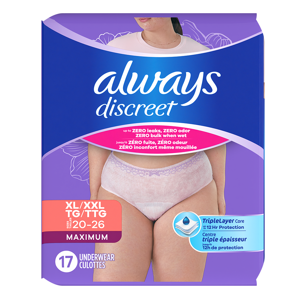 Maximum Protection Underwear XL/XXL | Always Discreet