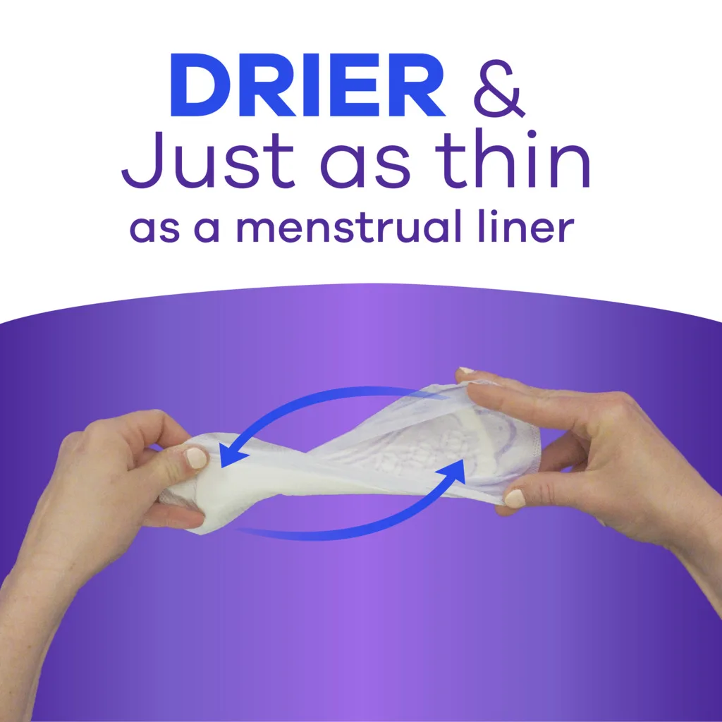 Always Discreet Boutique Incontinence Liners for Women Very Light