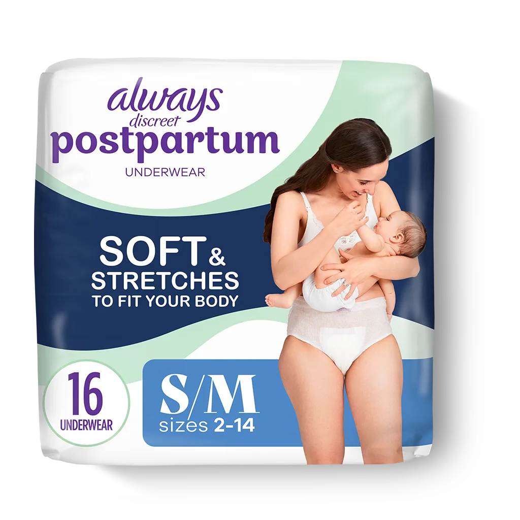 Buy Always Discreet Incontinence & Postpartum Underwear for Women