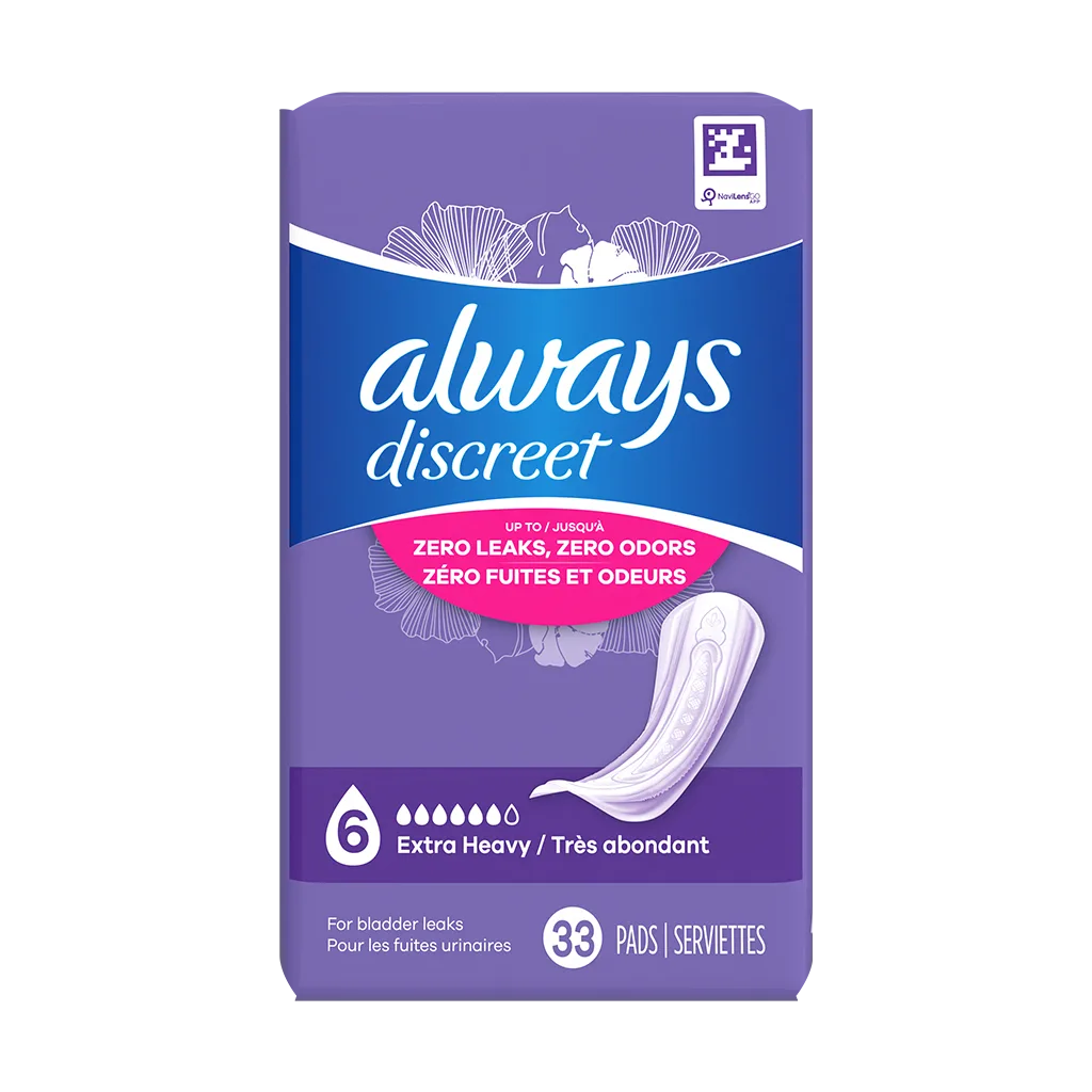 Always Discreet Extra Heavy Regular Pads 33ct