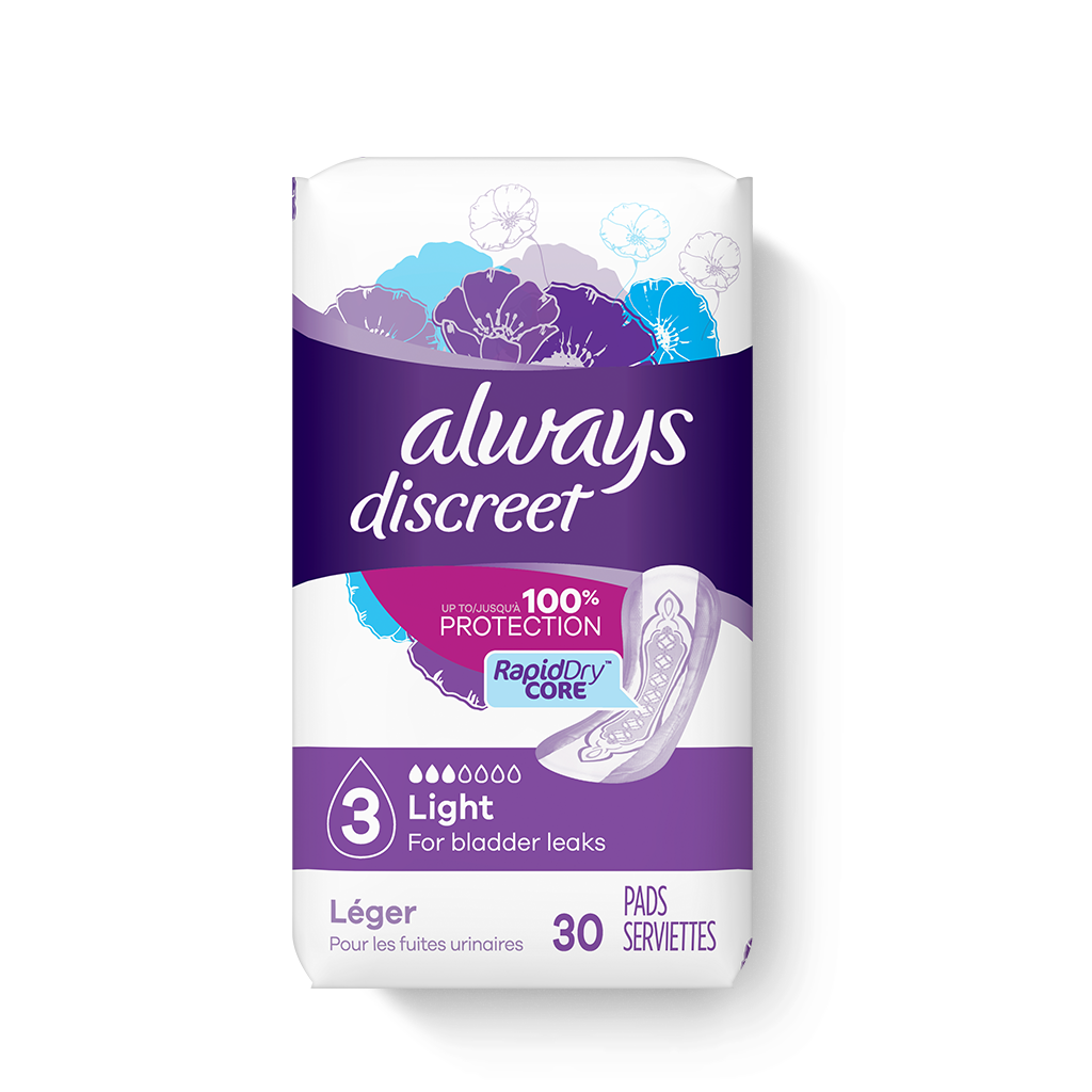 Liners & Discreet | Pads Always