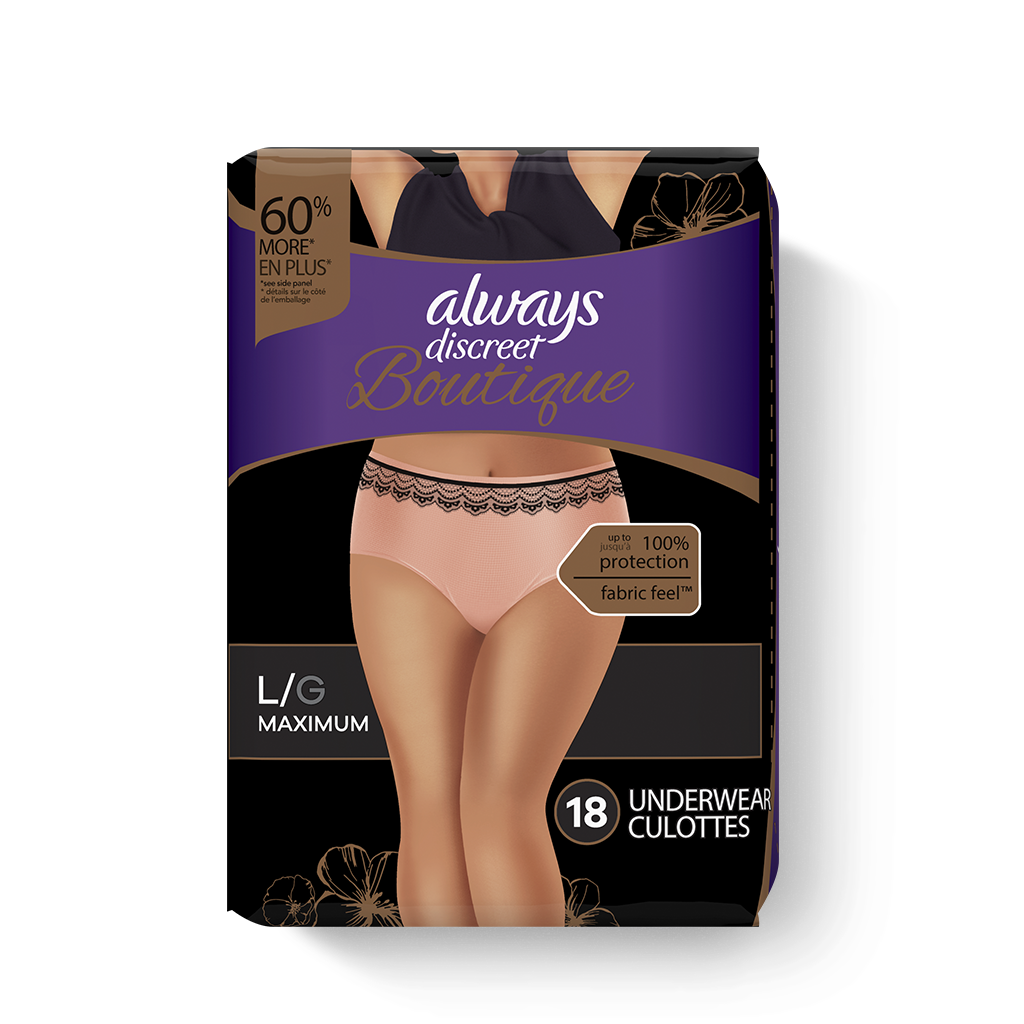 Culottes d'incontinence et post-partum Always Discreet, P/M