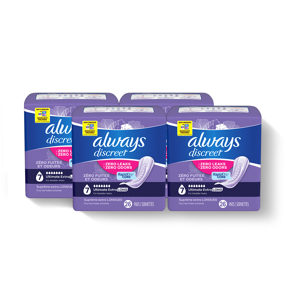 Always Discreet Ultimate Extra Protect Postpartum Pads - 7 Drops