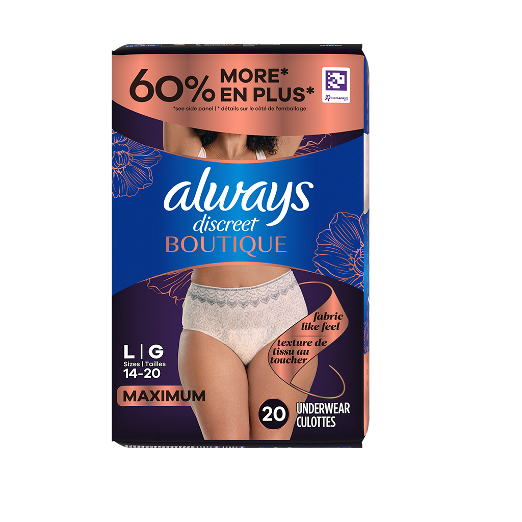 パンツ always Always Discreet Boutique Incontinence Underwear, Peach - Large