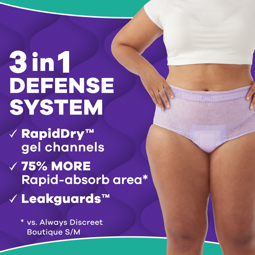 Always Discreet Maximum Plus Incontinence Underwear - L | Always