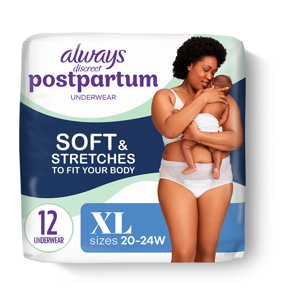 ALWAYS DISCREET Postpartum - Extra Large