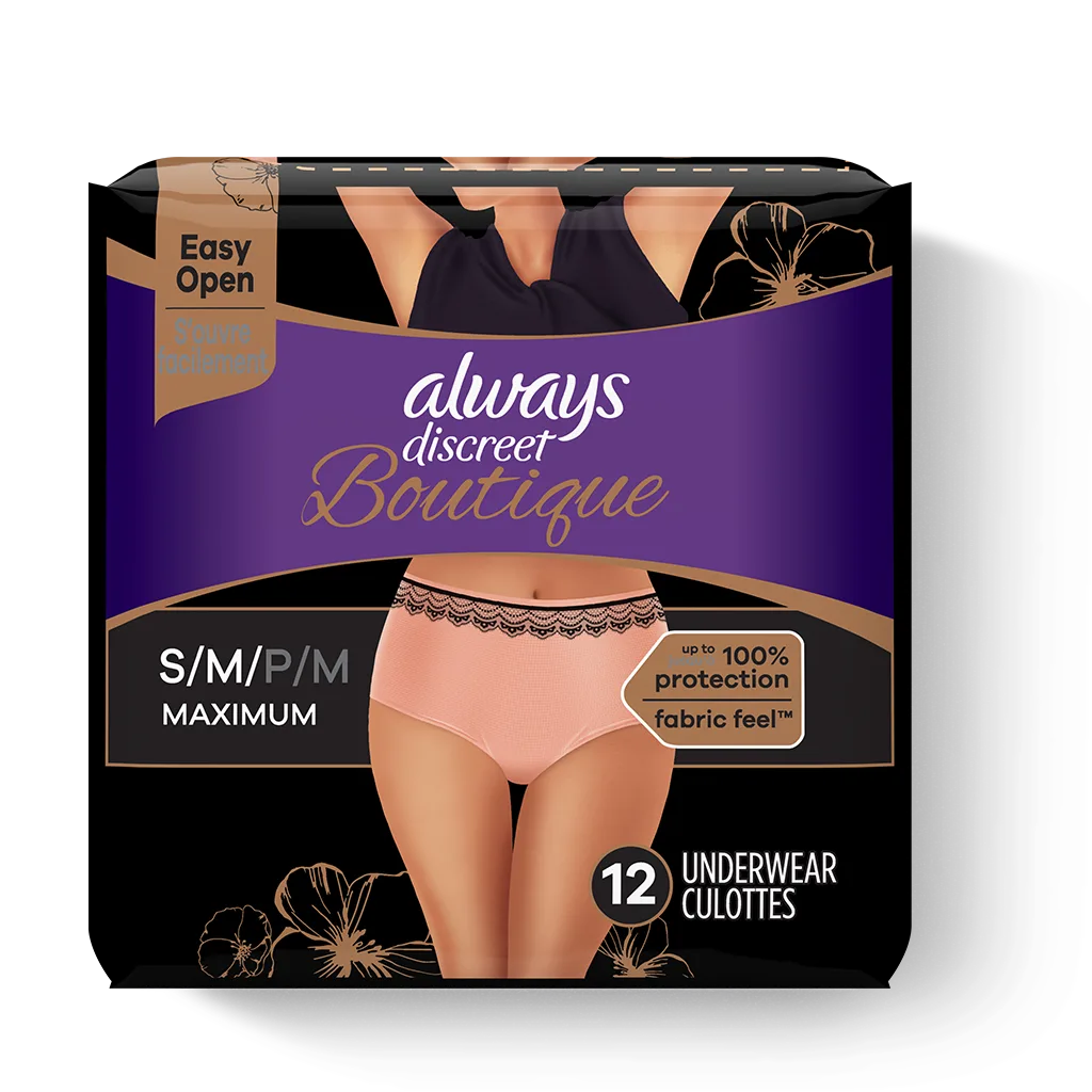 Culottes Pour Incontinence Always Discreet Boutique M