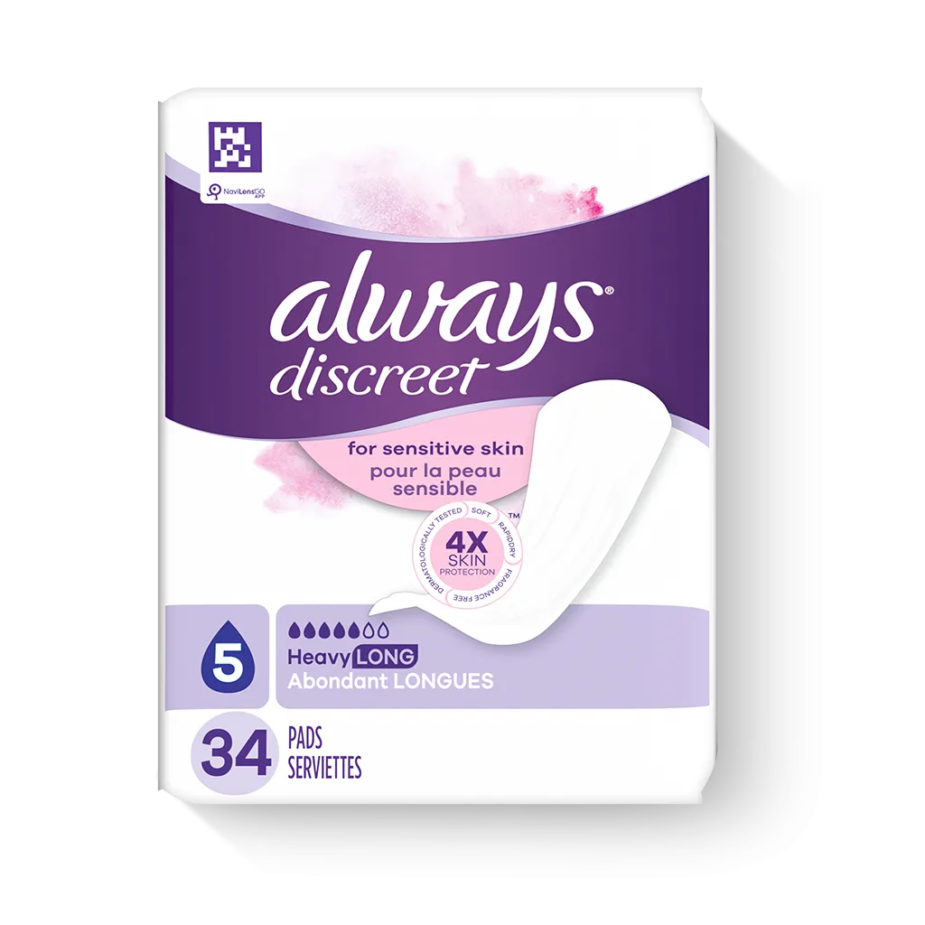 Always Discreet Incontinence Pads Normal for Sensitive Bladder (12) -  Compare Prices & Where To Buy 