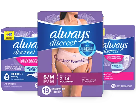 Save $3.00 ONE Always DISCREET Incontinence Products (excludes 24ct to 48ct Always  Discreet Liners, 20ct and 30ct Pads and other Always Products and  trial/travel size). - Shop Coupons at H-E-B