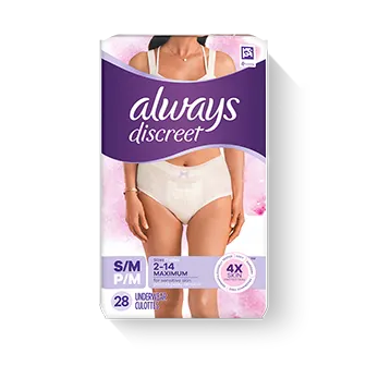 Always Discreet Maximum Protection Underwear Small Medium