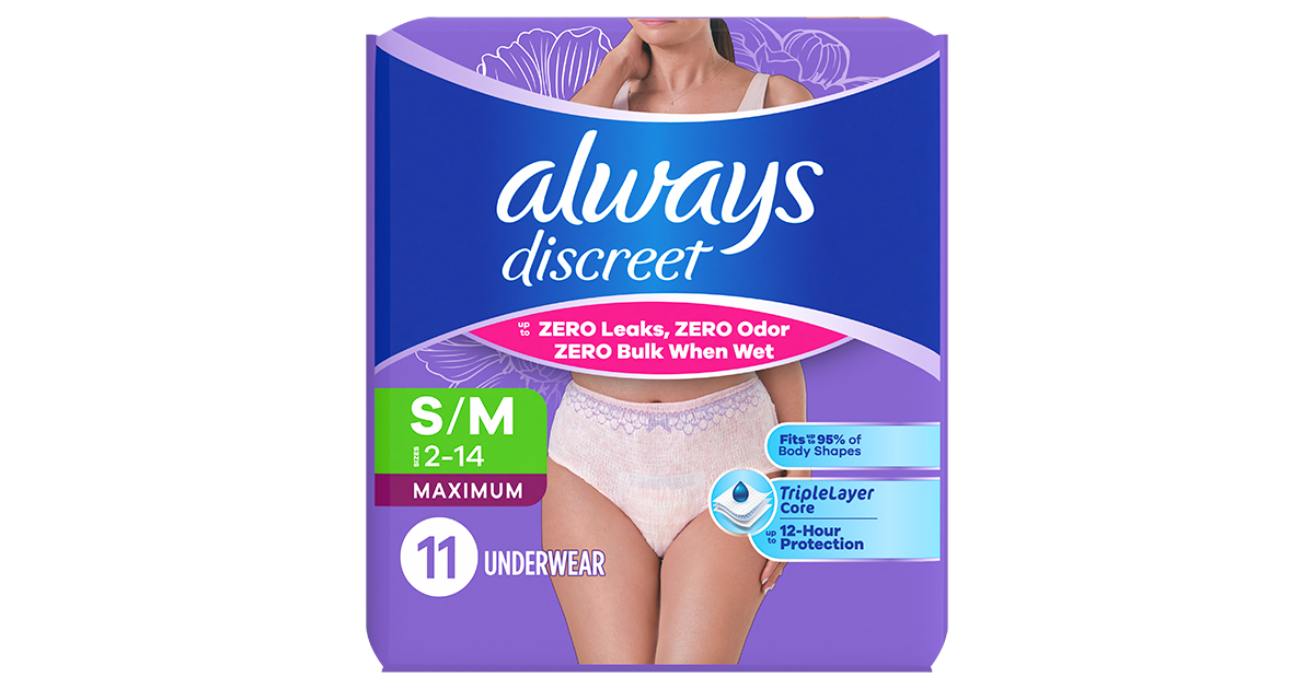 Maximum Protection Underwear XL/XXL | Always Discreet