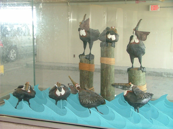 Artist: Todd Warner
Details: 1992, Mixed media sculptural installation
Collection: GOAA Art Collection
Location: Level 9, Terminal A & B